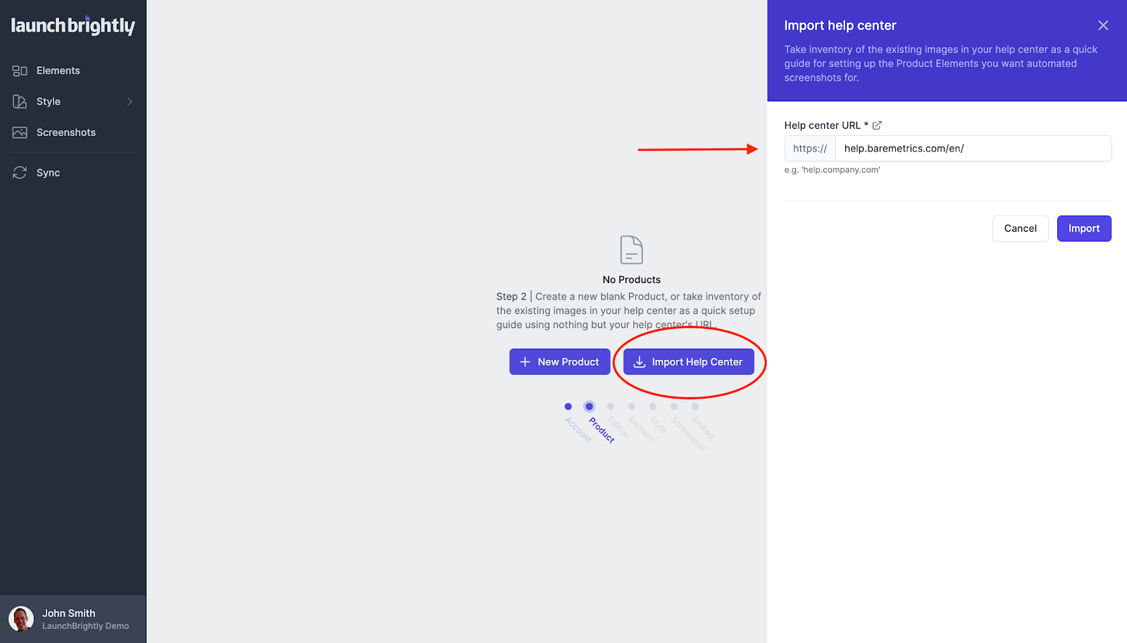 Here you can select the Import Help Center option to import all the existing images from your help center.…