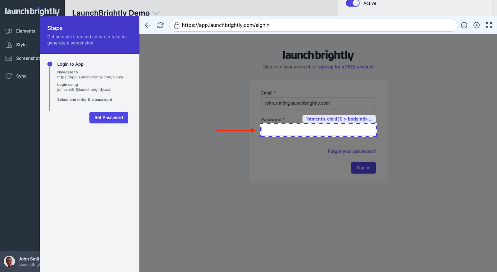 The point-and-click Login Wizard will once again appear allowing you to now hover your mouse or keypad tracker…