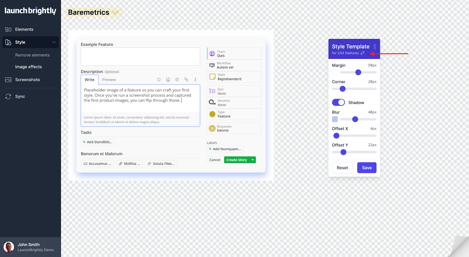 You can flip through styling preview images using the small double-arrows icon in the Style toolbox header. If…