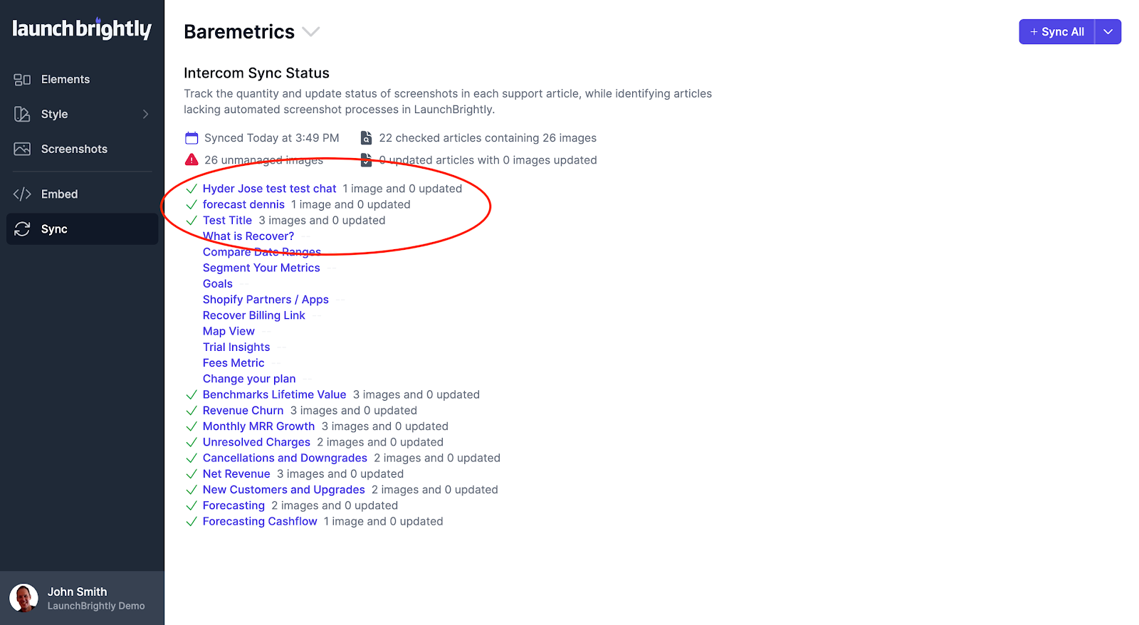 Once you have selected to Sync with your help center, the platform will automatically crawl all of the…