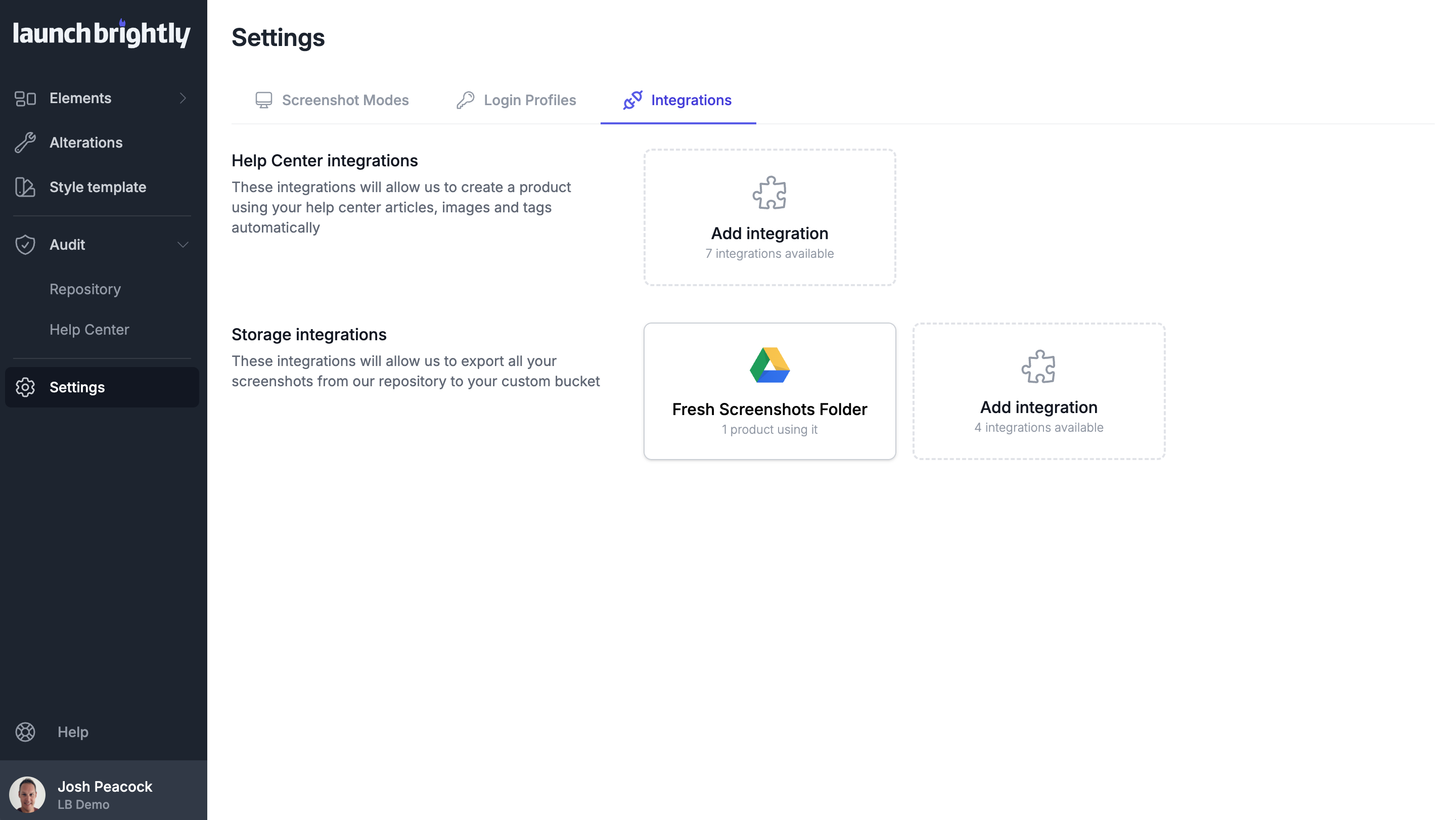 Launchbrightly integration settings zendesk setup