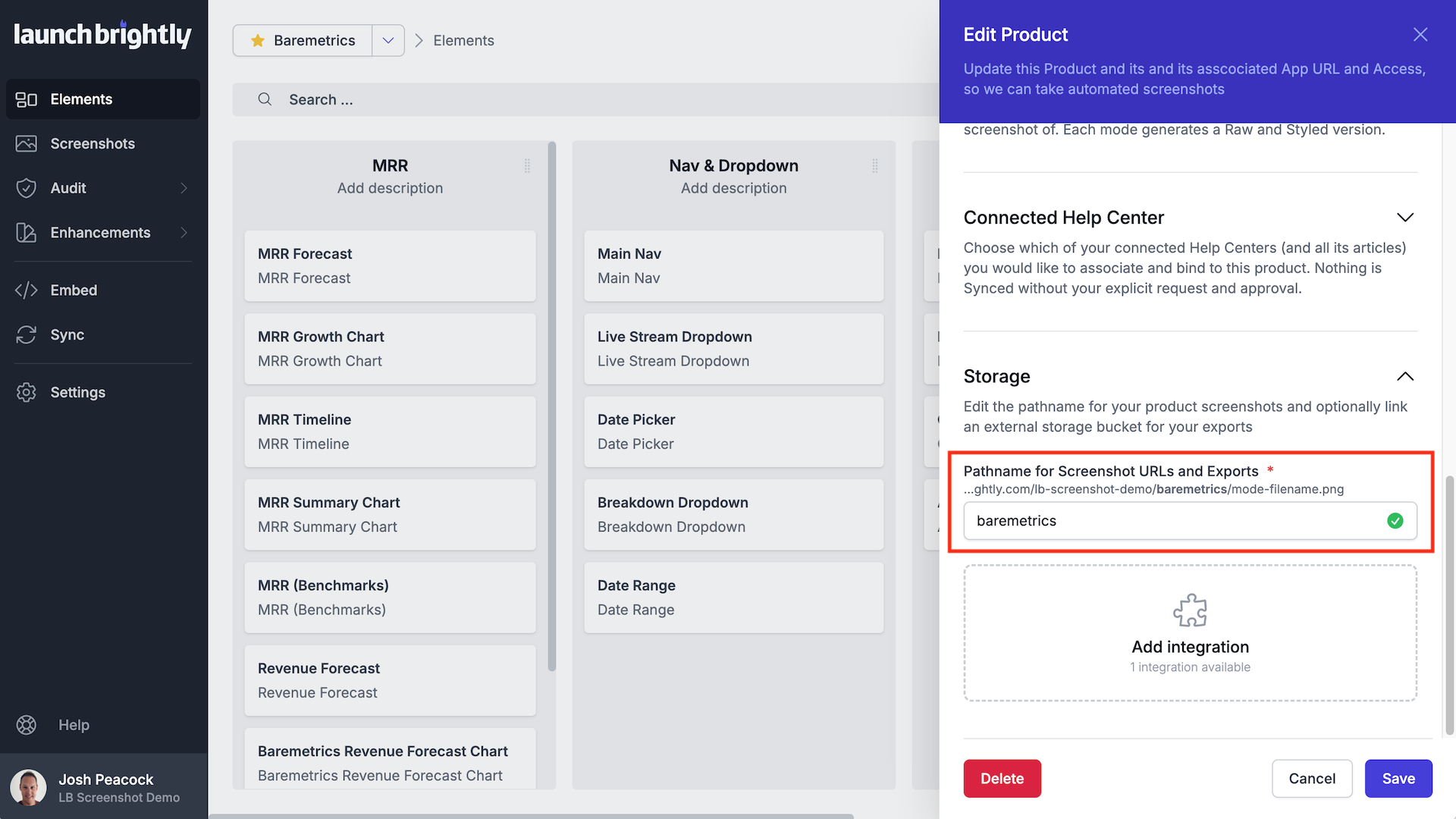 Product path and file name